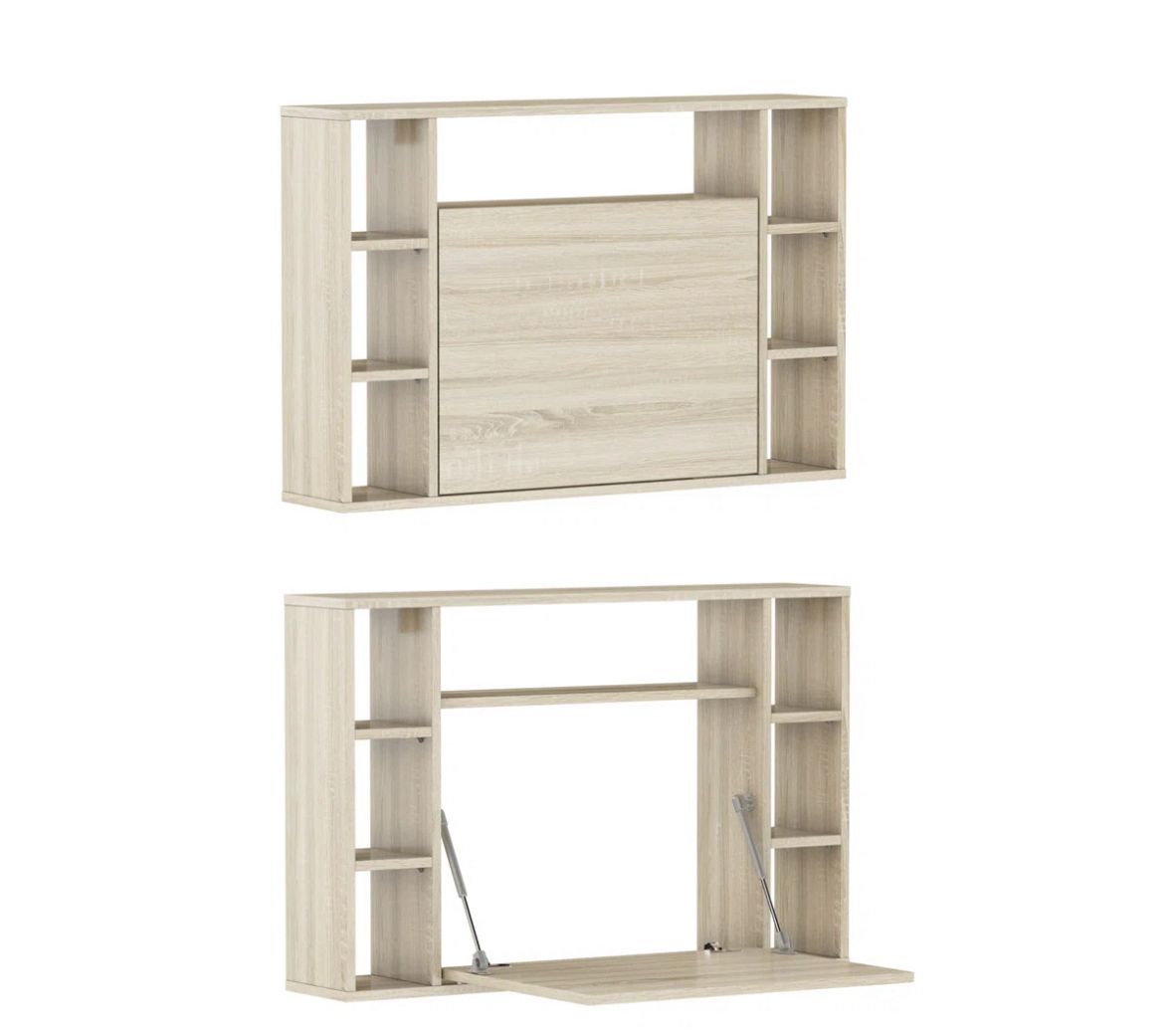 Bureau mural pliable