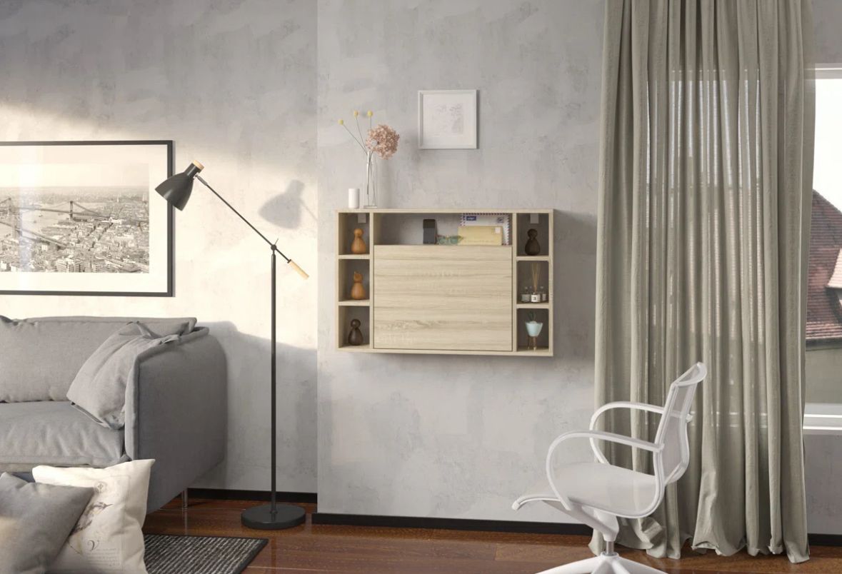Bureau mural pliable