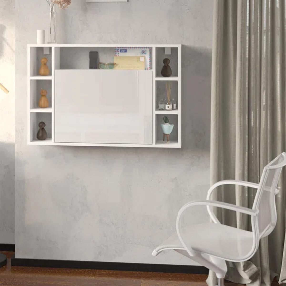 Bureau mural pliable